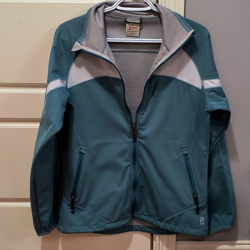 Alpine Design Women's Jacket - Teal and White